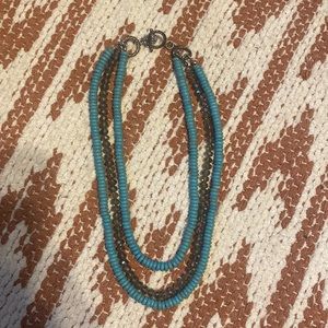 Turquoise beaded necklace